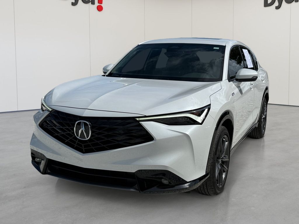 Platinum White Pearl 2025 Acura ADX SUV / Crossover Front-Wheel Drive Continuously Variable Transmission
