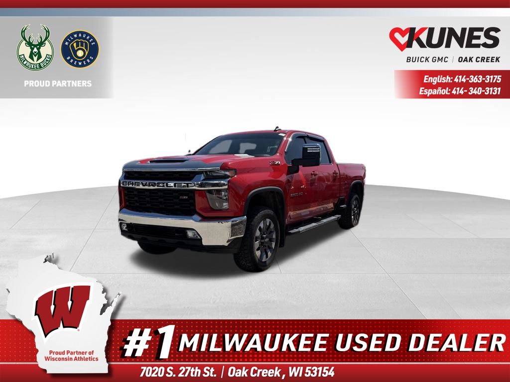 Red Hot 2022 Chevrolet Silverado 2500HD LT Crew Cab 4WD Pickup Truck Four-Wheel Drive 6-Speed Automatic