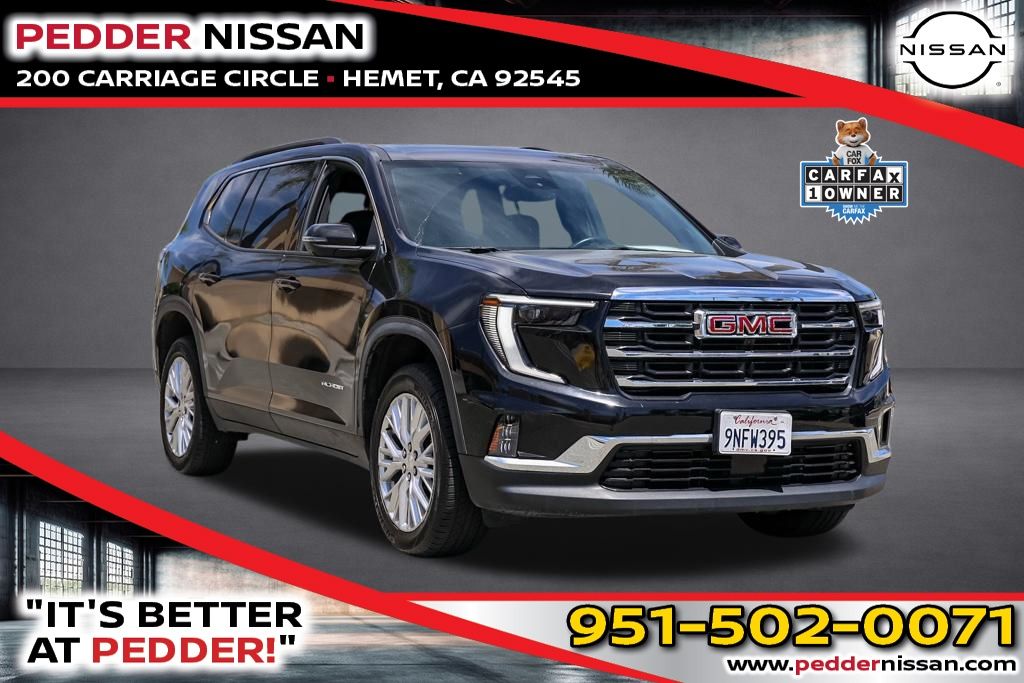 Black (Ebony Twilight Metallic) 2024 GMC Acadia SUV / Crossover Four-Wheel Drive 8-Speed Automatic
