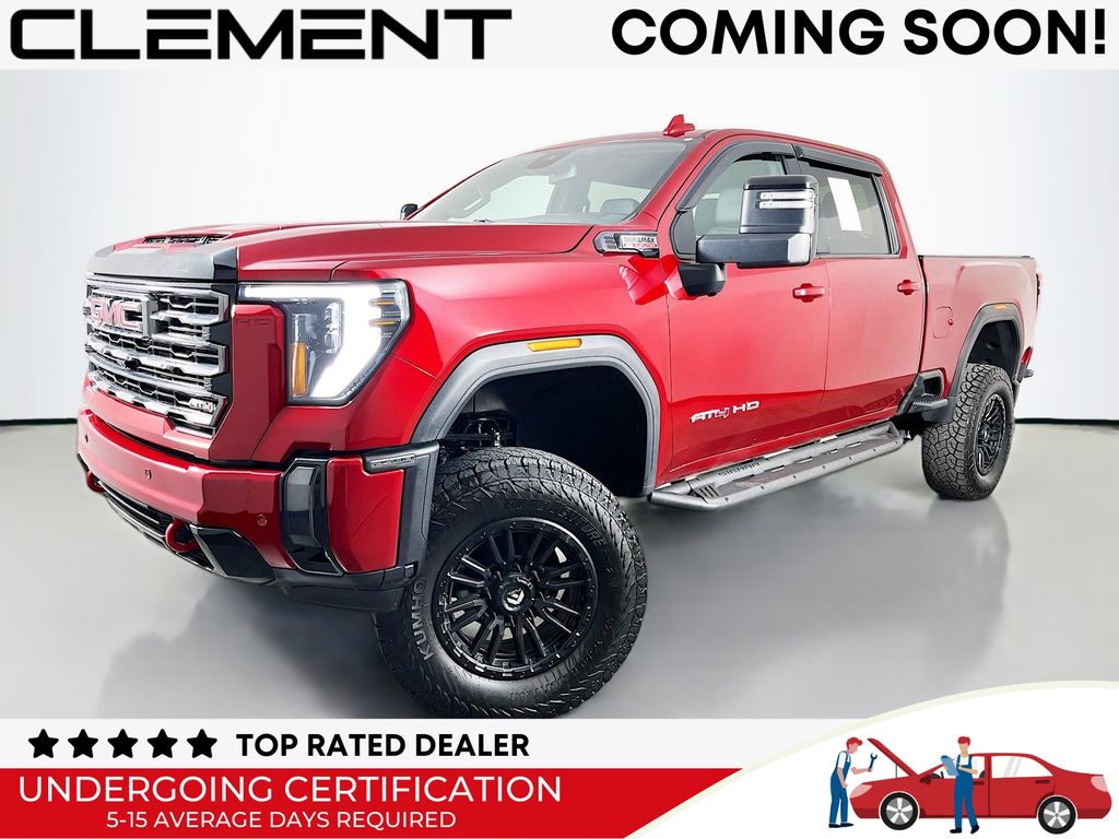 Volcanic Red 2024 GMC Sierra 2500HD Pickup Truck Four-Wheel Drive Automatic