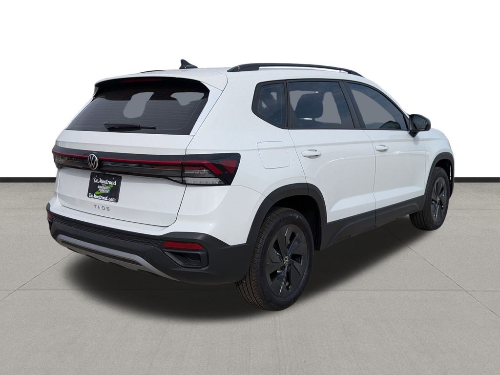 2026 Volkswagen Taos 1.5T S White at Texan Dodge Chrysler Jeep Ram