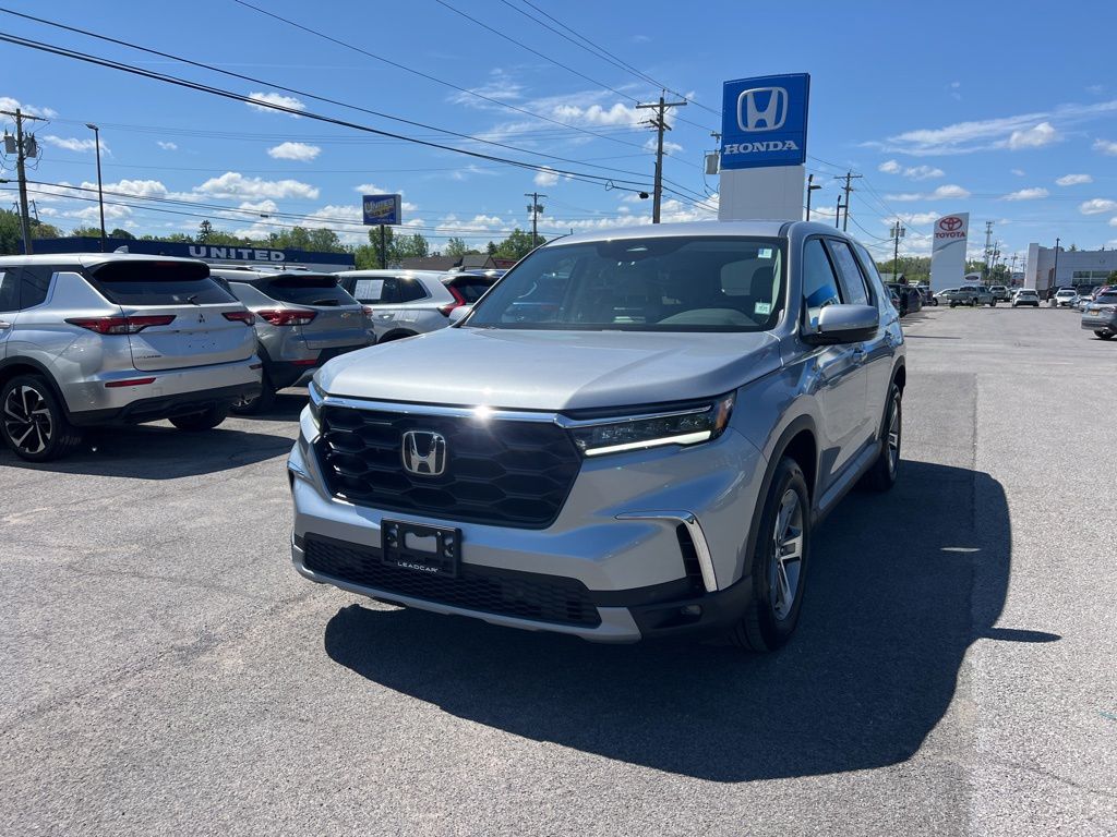 Lunar Silver Metallic 2025 Honda Pilot EX-L AWD SUV / Crossover All-Wheel Drive Automatic