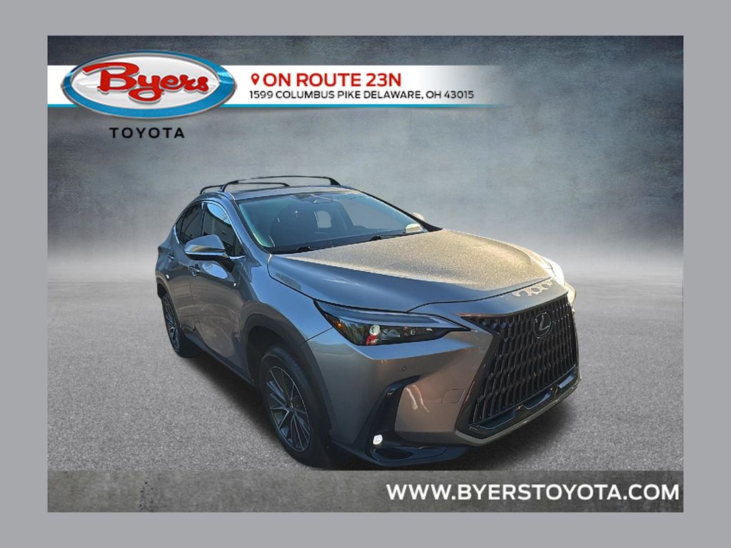 Silver 2025 Lexus NX SUV / Crossover Front-Wheel Drive 8-Speed Automatic