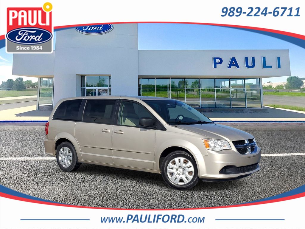 Cashmere/Sandstone Pearlcoat 2015 Dodge Grand Caravan SE FWD Minivan Front-Wheel Drive 6-Speed Automatic