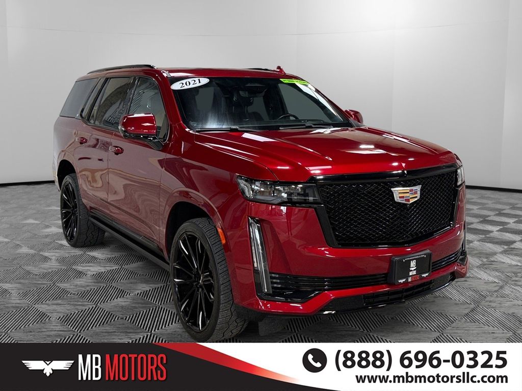 Red 2021 Cadillac Escalade Sport Platinum AWD SUV / Crossover Four-Wheel Drive