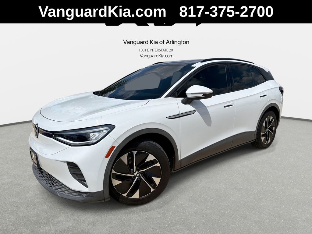 Glacier White 2021 Volkswagen ID.4 Pro S RWD SUV / Crossover Rear-Wheel Drive Automatic