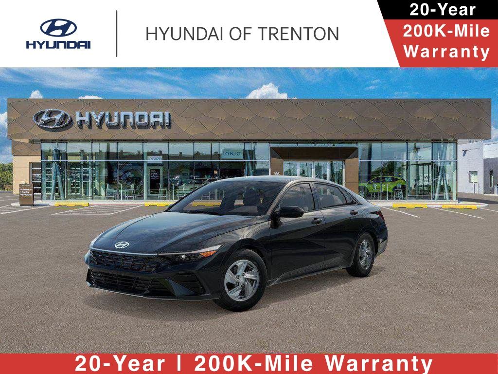 Abyss Black 2026 Hyundai Elantra Sedan Front-Wheel Drive Continuously Variable Transmission