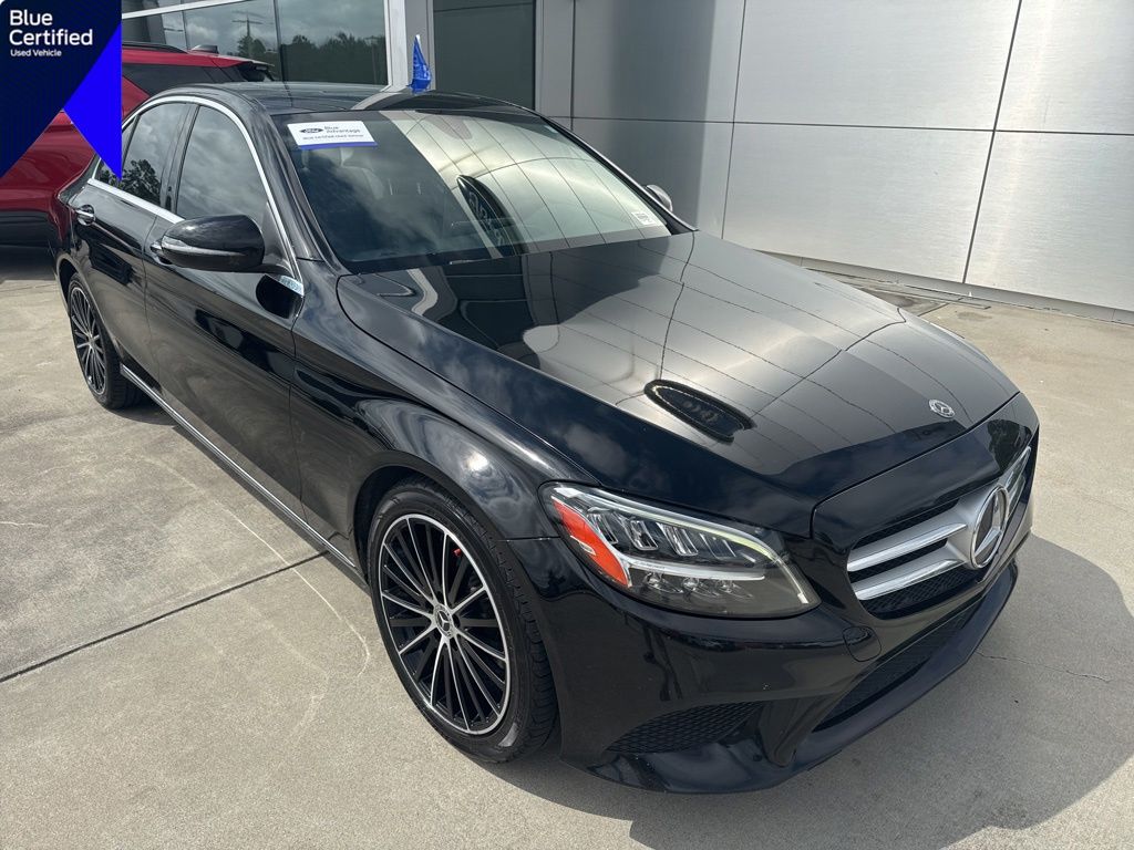 Black 2021 Mercedes-Benz C-Class Sedan Rear-Wheel Drive 9-Speed Automatic