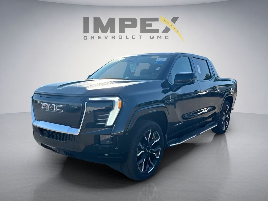 Onyx Black 2025 GMC Sierra EV Pickup Truck All-Wheel Drive 1-Speed Automatic
