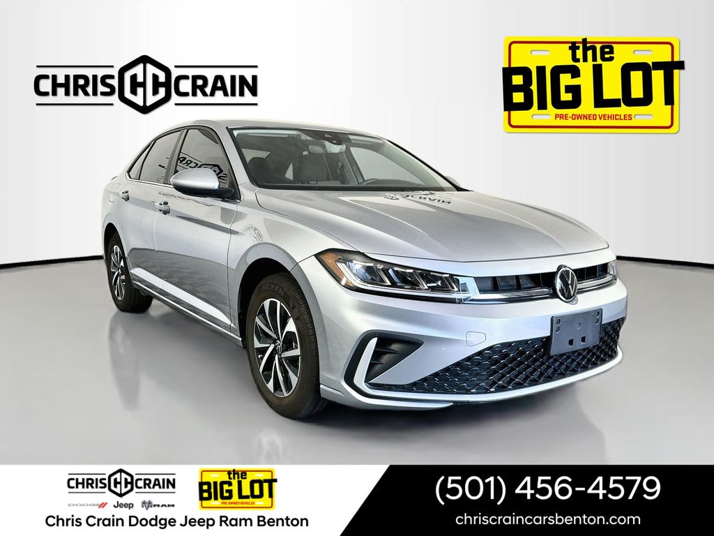 Pyrite Silver Metallic 2025 Volkswagen Jetta Sedan Front-Wheel Drive 8-Speed Automatic