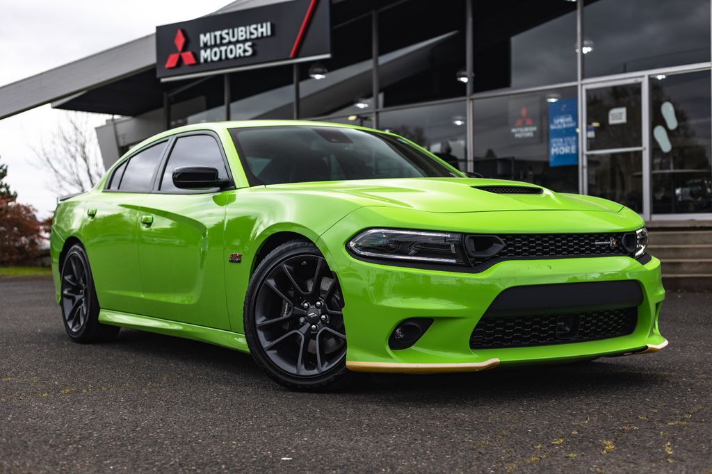 Green (Sublime Metallic Clearcoat) 2023 Dodge Charger Scat Pack RWD Sedan Rear-Wheel Drive 8-Speed Automatic