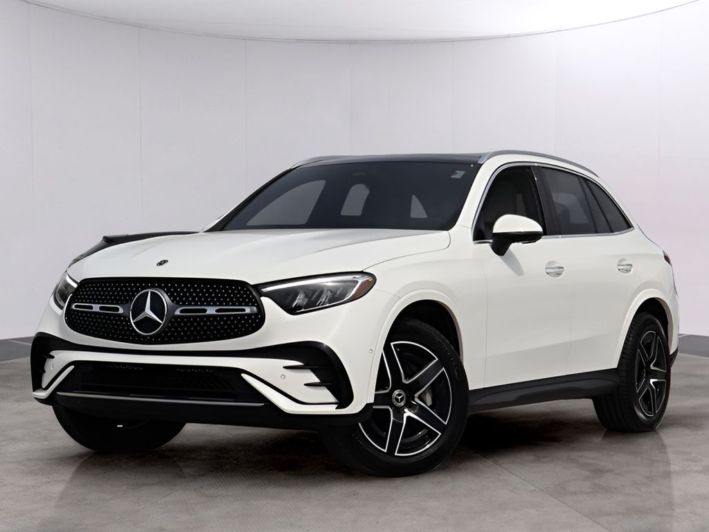 Polar White 2025 Mercedes-Benz GLC 300 4MATIC SUV / Crossover All-Wheel Drive 9-Speed Automatic
