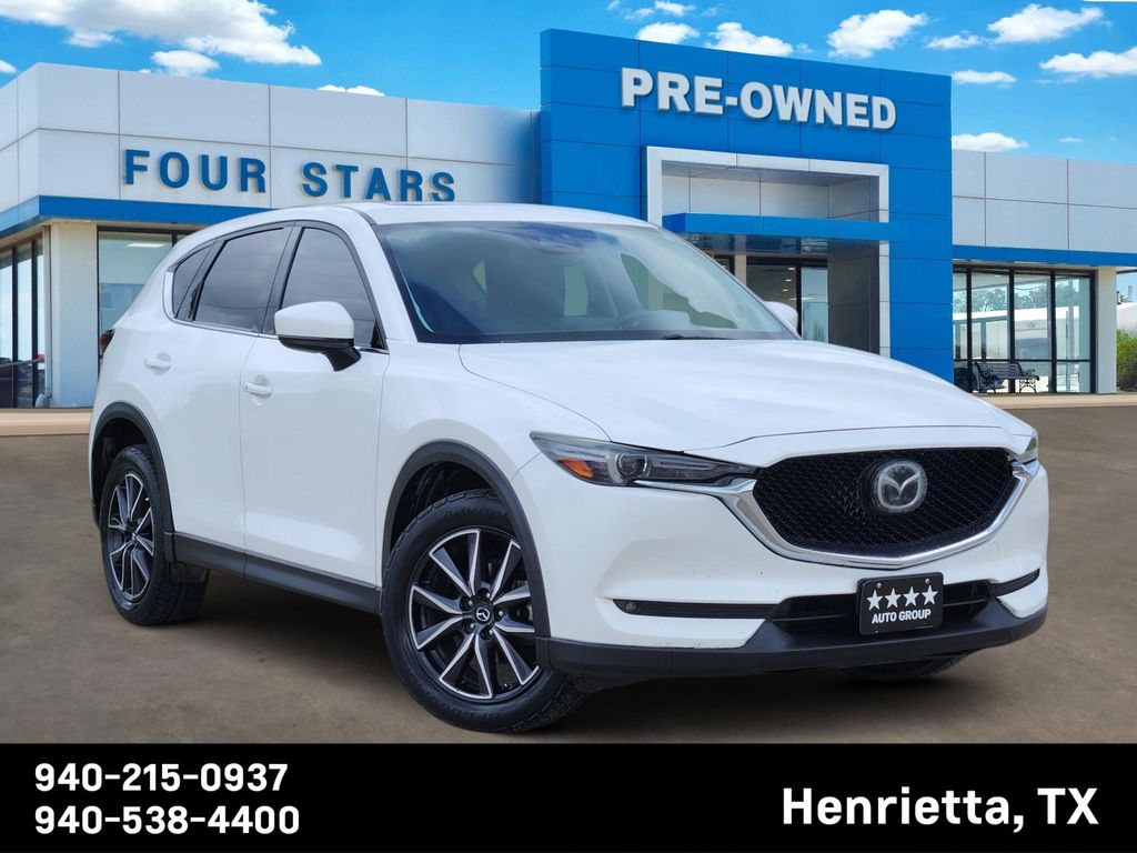 Snowflake White Pearl Mica 2017 Mazda CX-5 Grand Touring SUV / Crossover Front-Wheel Drive 6-Speed Automatic