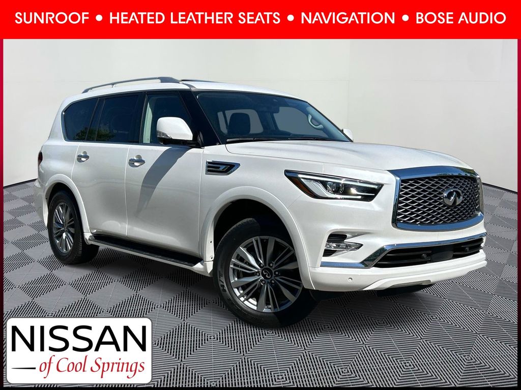 Moonstone 2024 INFINITI QX80 Luxe RWD SUV / Crossover Rear-Wheel Drive 7-Speed Automatic