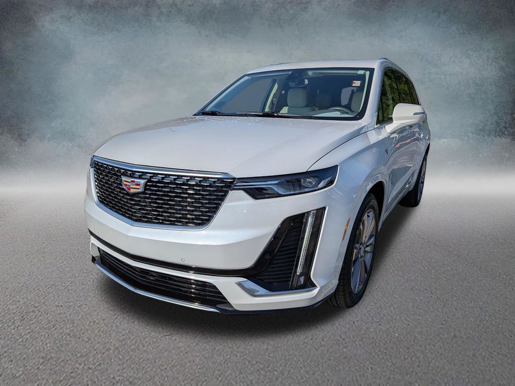 Crystal White Tricoat 2024 Cadillac XT6 SUV / Crossover Four-Wheel Drive 9-Speed Automatic