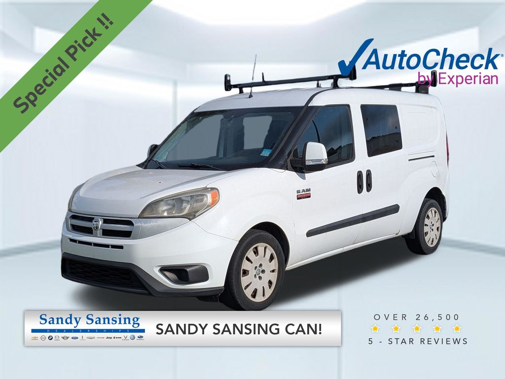 Bright White 2016 RAM ProMaster City Van Front-Wheel Drive 9-Speed Automatic