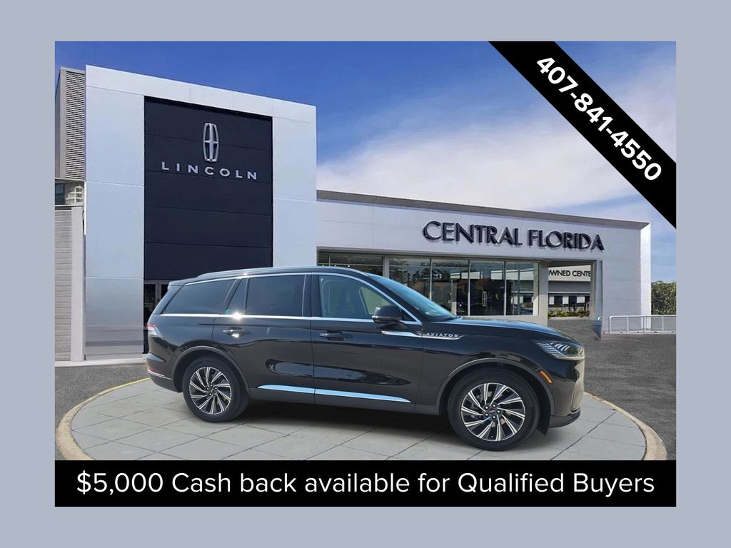 Black Metallic 2026 Lincoln Aviator SUV / Crossover Rear-Wheel Drive Automatic
