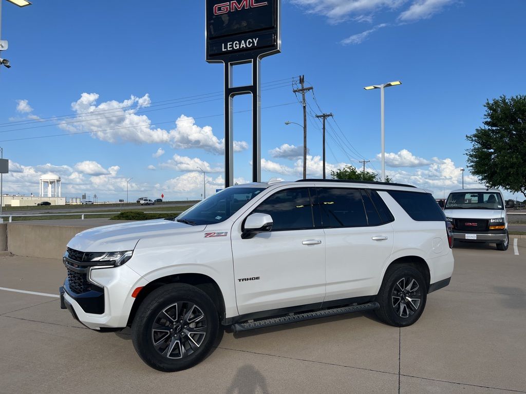 White (Iridescent Pearl Tricoat) 2021 Chevrolet Tahoe Z71 4WD SUV / Crossover Four-Wheel Drive