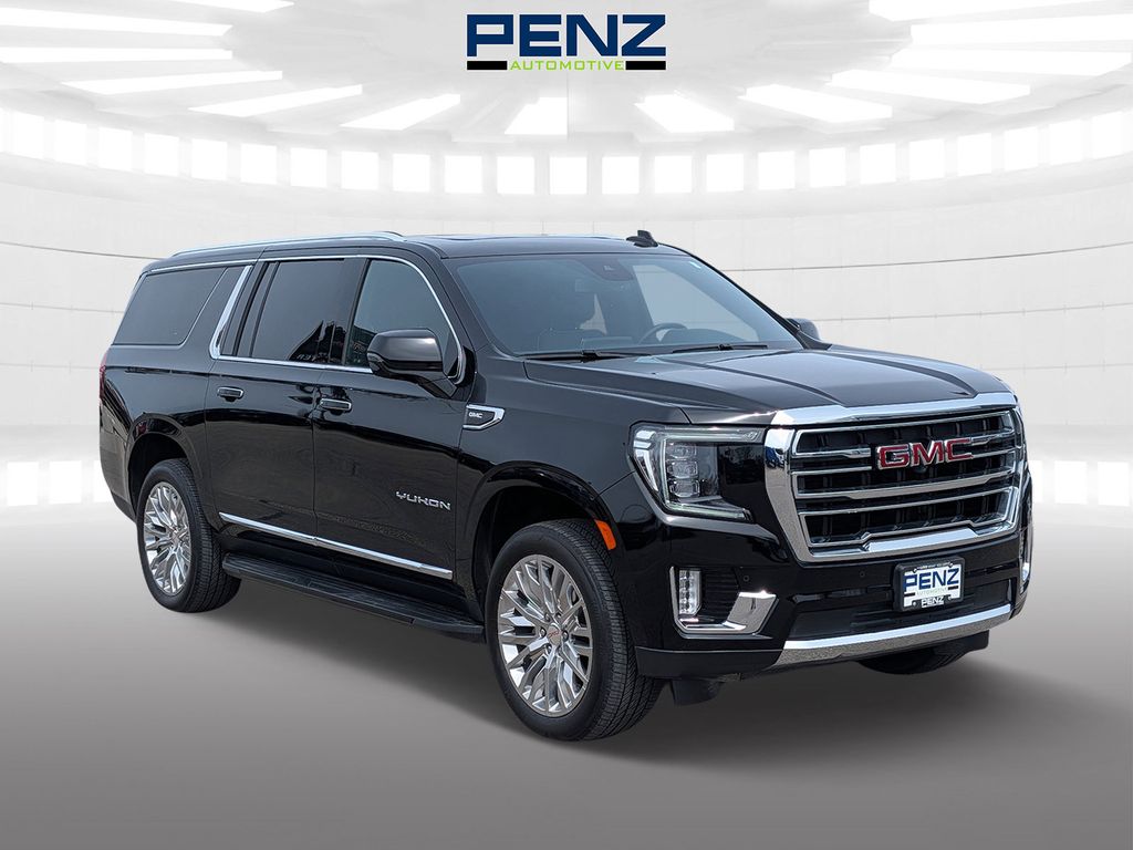 Onyx Black 2024 GMC Yukon XL SLT 4WD SUV / Crossover Four-Wheel Drive