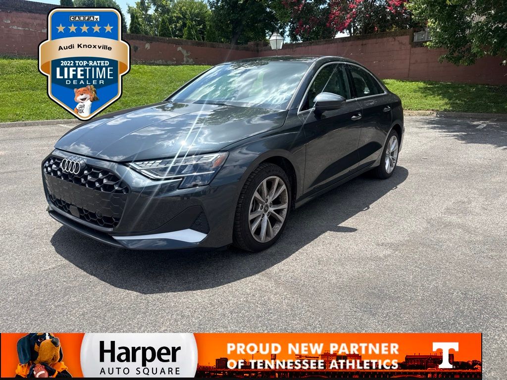 Manhattan Gray Metallic 2026 Audi A3 Sedan All-Wheel Drive 7-Speed Automatic
