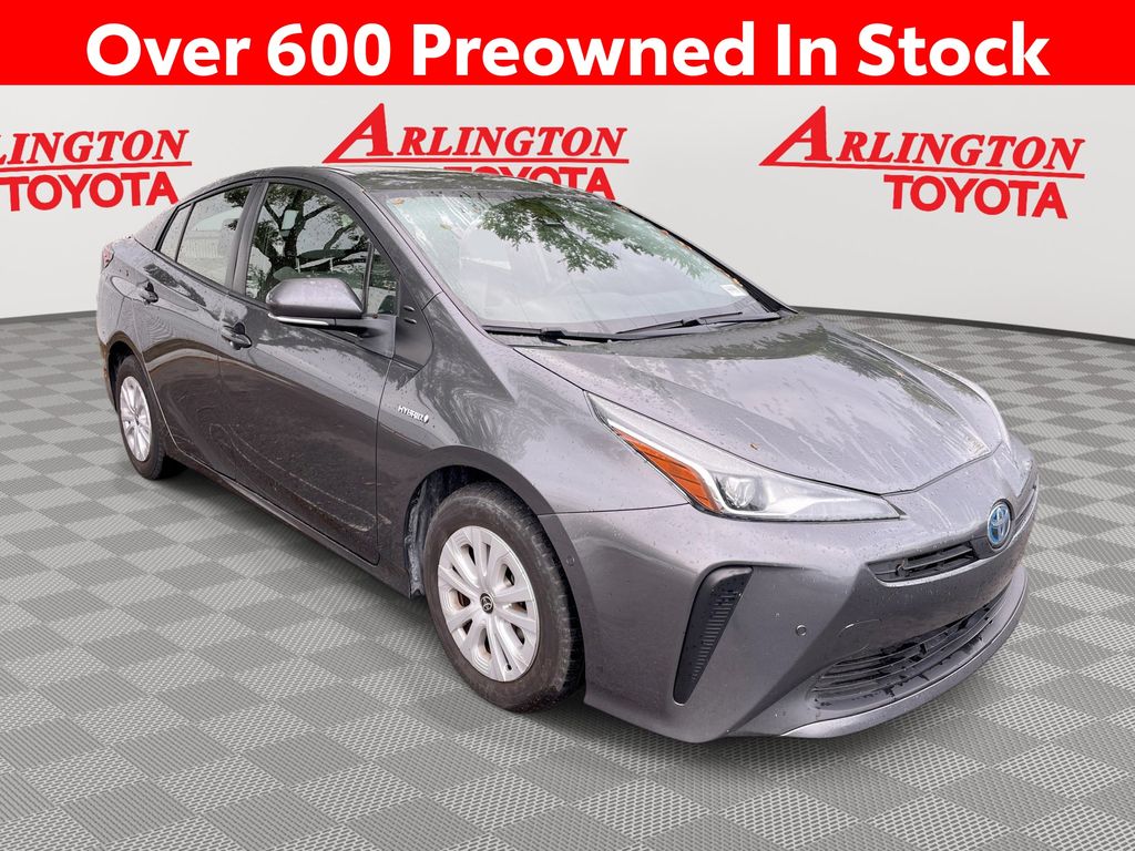Magnetic Gray Metallic 2022 Toyota Prius LE FWD Hatchback Front-Wheel Drive Continuously Variable Transmission