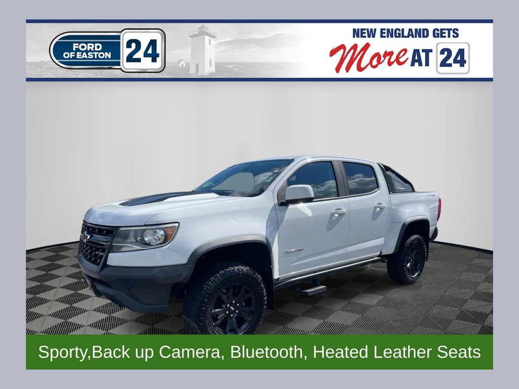 Summit White 2019 Chevrolet Colorado Pickup Truck Four-Wheel Drive 8-Speed Automatic