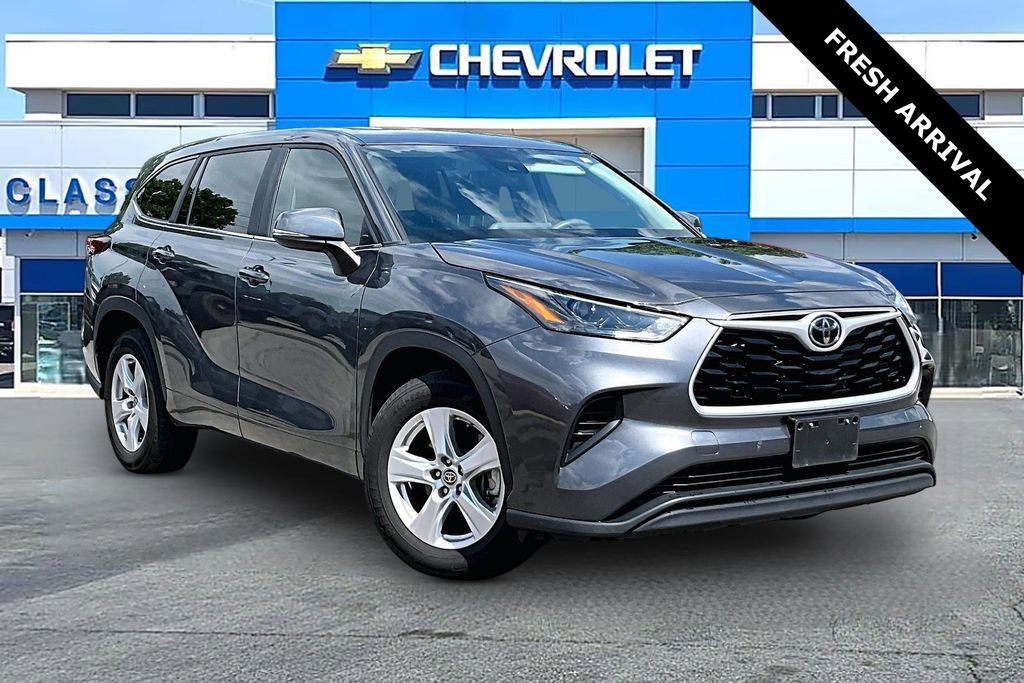 Magnetic Gray Metallic 2023 Toyota Highlander L FWD SUV / Crossover Front-Wheel Drive 8-Speed Automatic