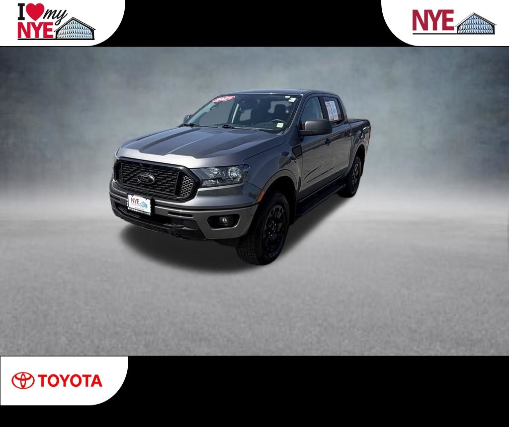 Gray Metallic 2021 Ford Ranger Pickup Truck Four-Wheel Drive Automatic