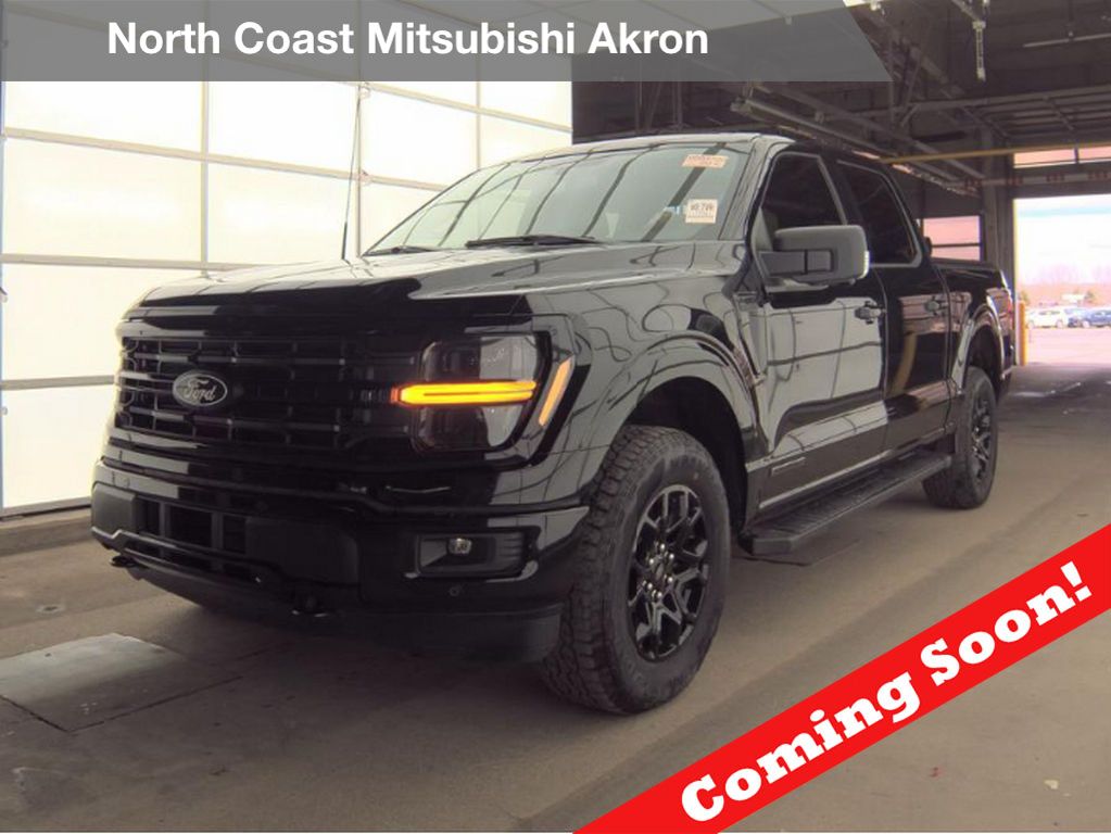 Black Metallic 2024 Ford F-150 XLT SuperCrew 4WD Pickup Truck Four-Wheel Drive Automatic