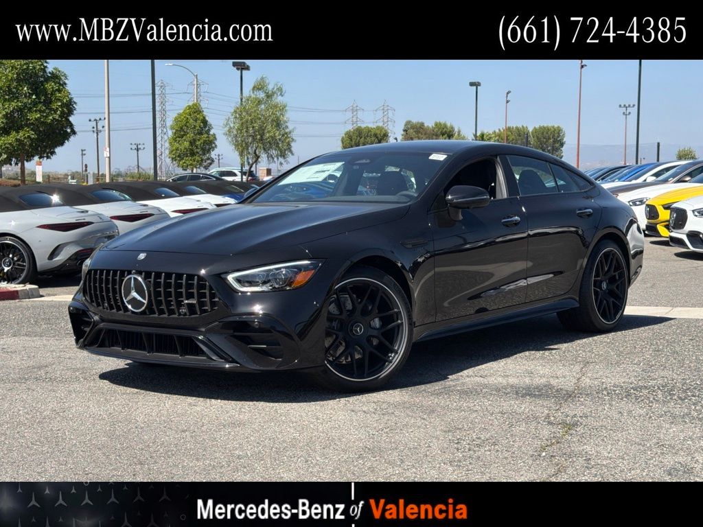 Obsidian Black 2026 Mercedes-Benz AMG GT Coupe All-Wheel Drive 9-Speed Automatic