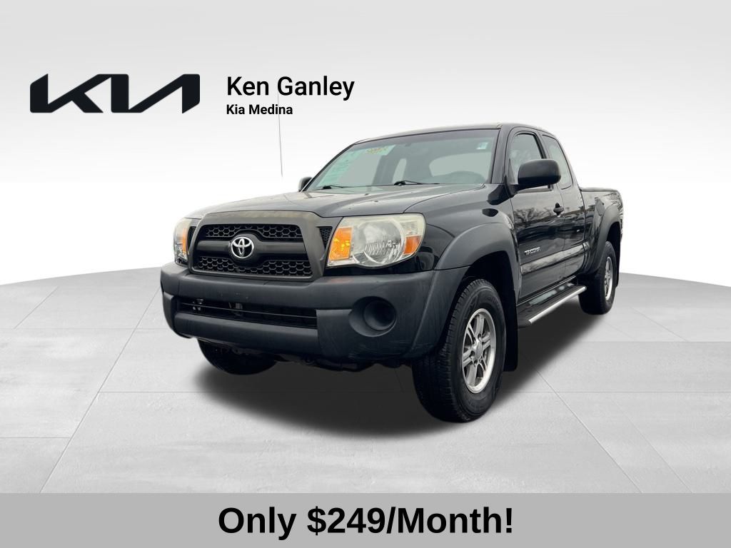 Black 2011 Toyota Tacoma PreRunner Access Cab V6 Pickup Truck 4X2 5-Speed Automatic Overdrive