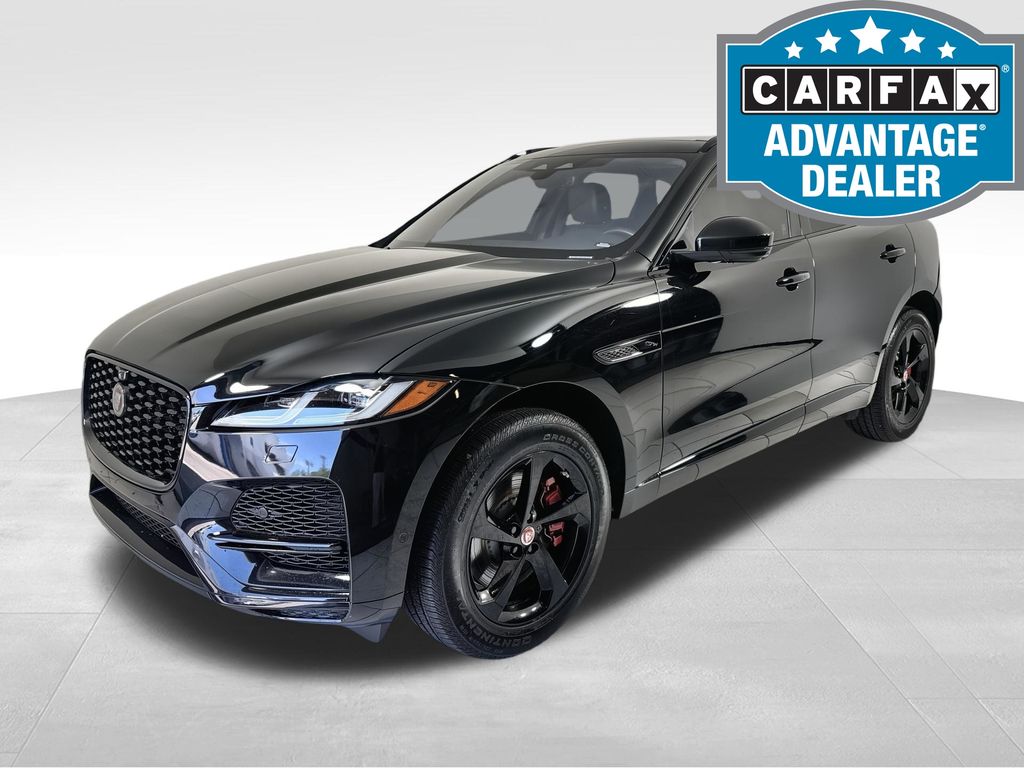 Black 2021 Jaguar F-PACE SUV / Crossover All-Wheel Drive 8-Speed Automatic