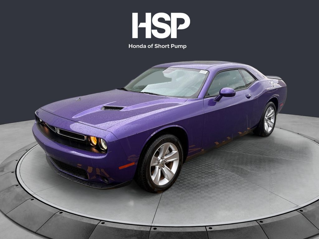 Purple (Plum Crazy Pearlcoat) 2023 Dodge Challenger Coupe Rear-Wheel Drive 8-Speed Automatic