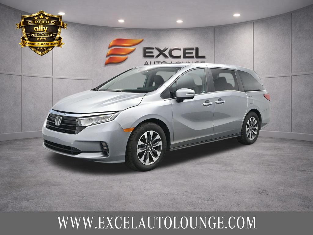 Silver 2021 Honda Odyssey EX-L FWD Minivan Front-Wheel Drive Automatic