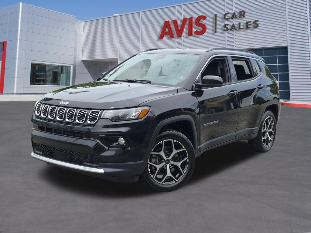 Diamond Black 2025 Jeep Compass SUV / Crossover Four-Wheel Drive 8-Speed Automatic