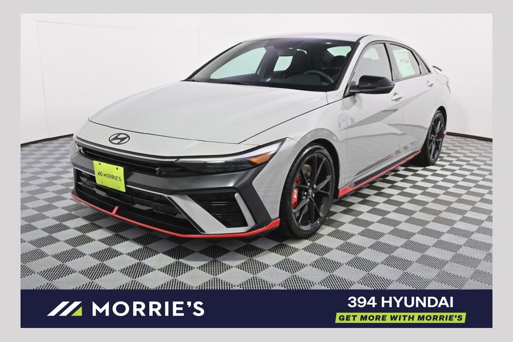 Cyber Gray 2026 Hyundai Elantra N Sedan Front-Wheel Drive 6-Speed Manual