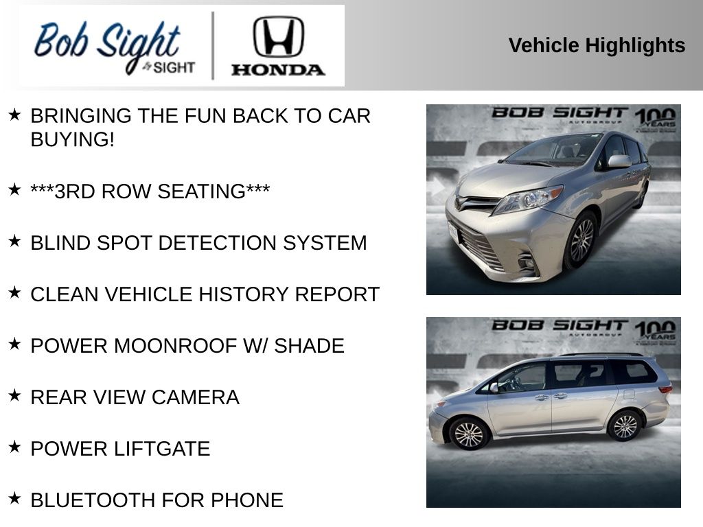 Used 2020 Toyota Sienna XLE with VIN 5TDYZ3DCXLS049108 for sale in Kansas City