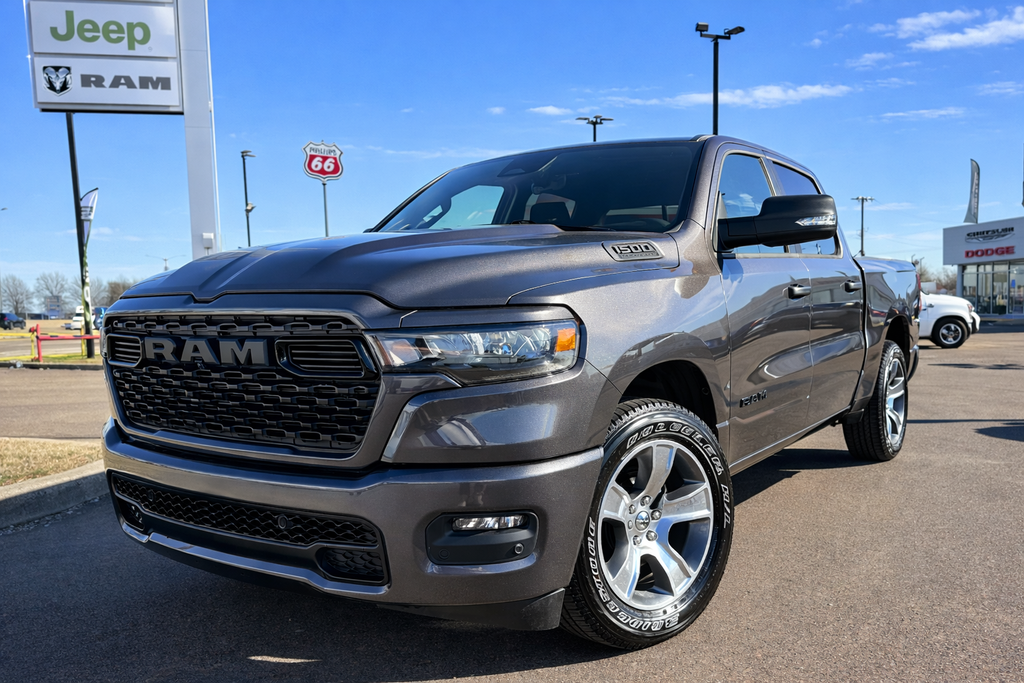 Gray (Granite Crystal Metallic Clearcoat) 2026 RAM 1500 Express Crew Cab 4WD Pickup Truck Four-Wheel Drive 8-Speed Automatic