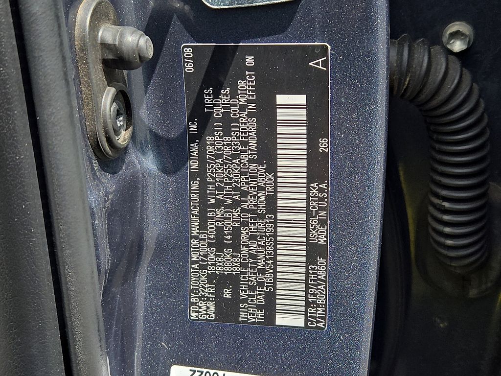 2008 Toyota Tundra 4WD Truck
