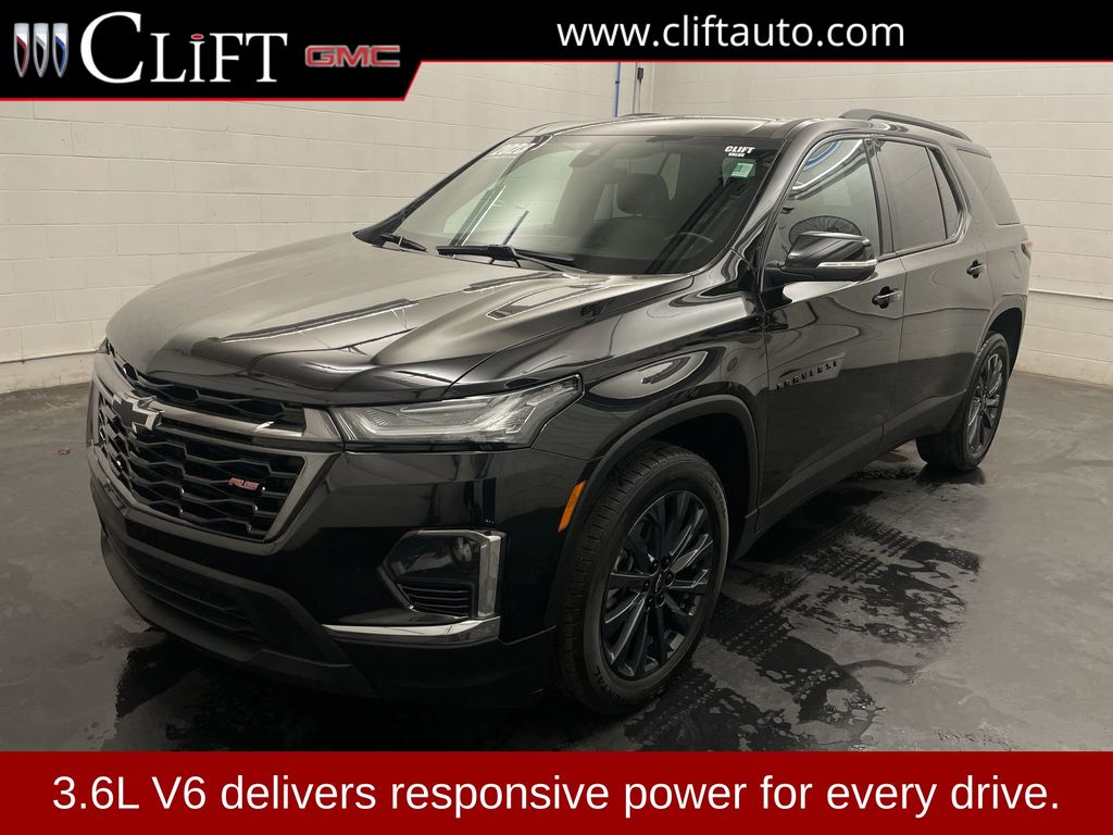 Mosaic Black Metallic 2023 Chevrolet Traverse SUV / Crossover Front-Wheel Drive 9-Speed Automatic