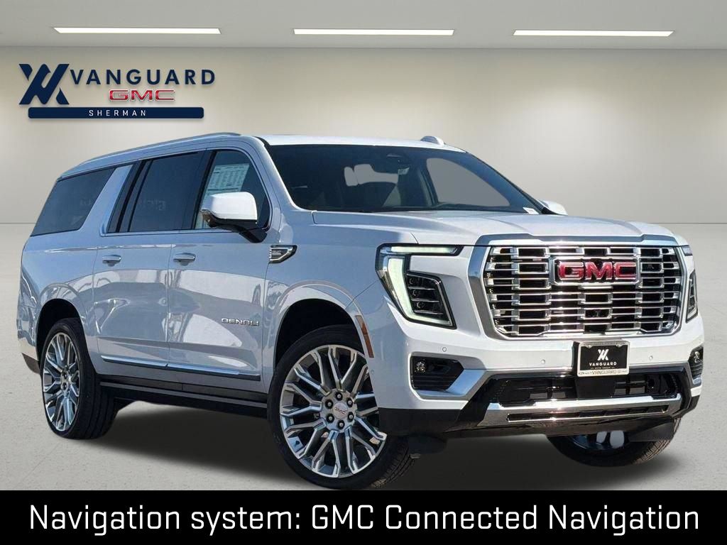 Glacier White Tricoat 2026 GMC Yukon XL Denali 4WD SUV / Crossover Four-Wheel Drive 