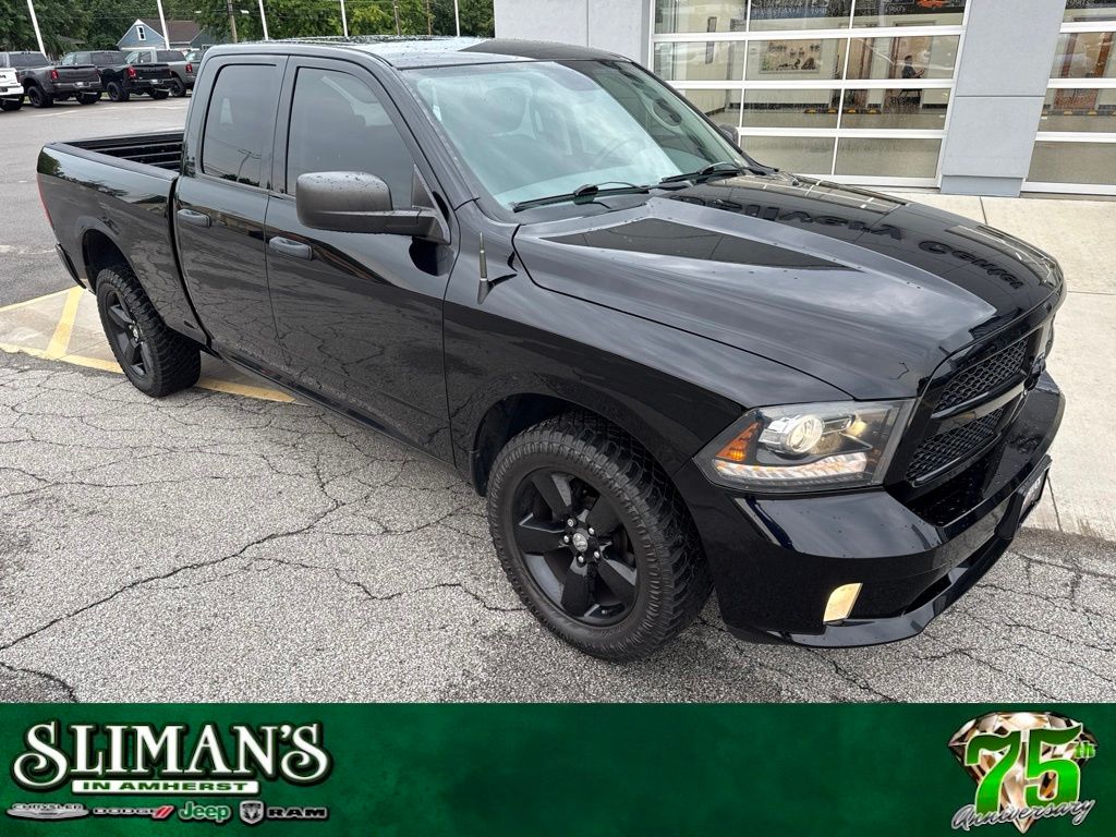 Black Clearcoat 2014 RAM 1500 Pickup Truck Four-Wheel Drive 6-Speed Automatic