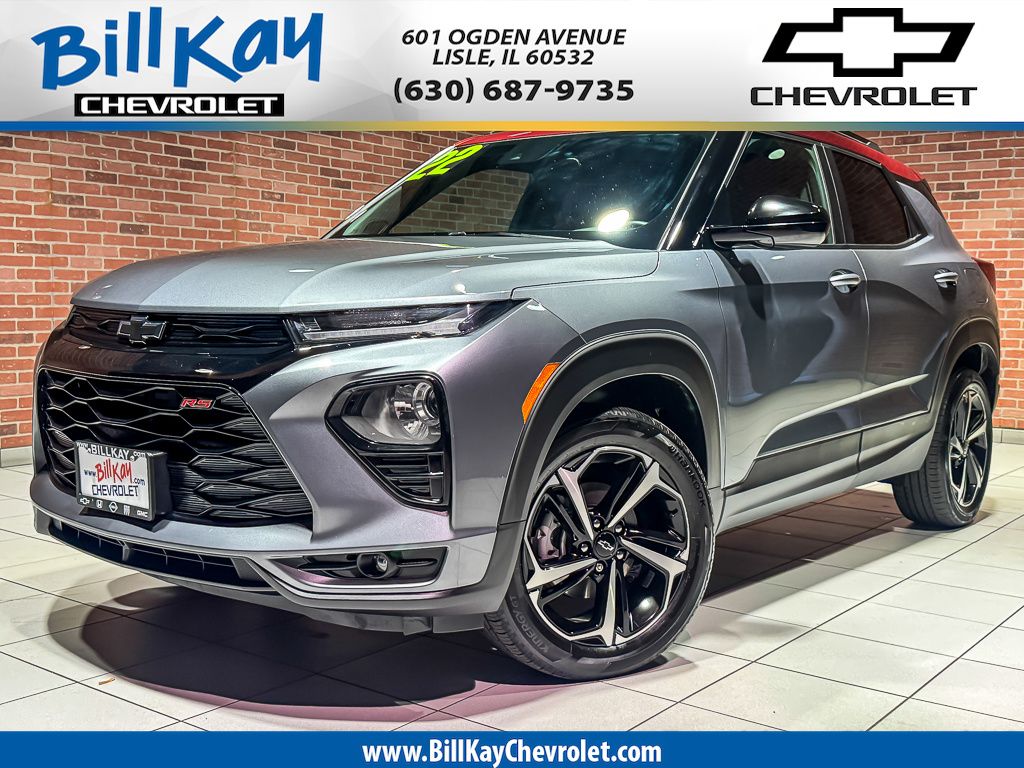 Gray (Satin Steel Metallic) 2022 Chevrolet Trailblazer RS AWD SUV / Crossover Four-Wheel Drive 9-Speed Automatic