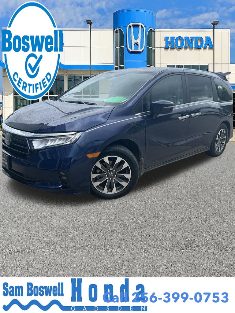 Blue 2024 Honda Odyssey Minivan Front-Wheel Drive Automatic