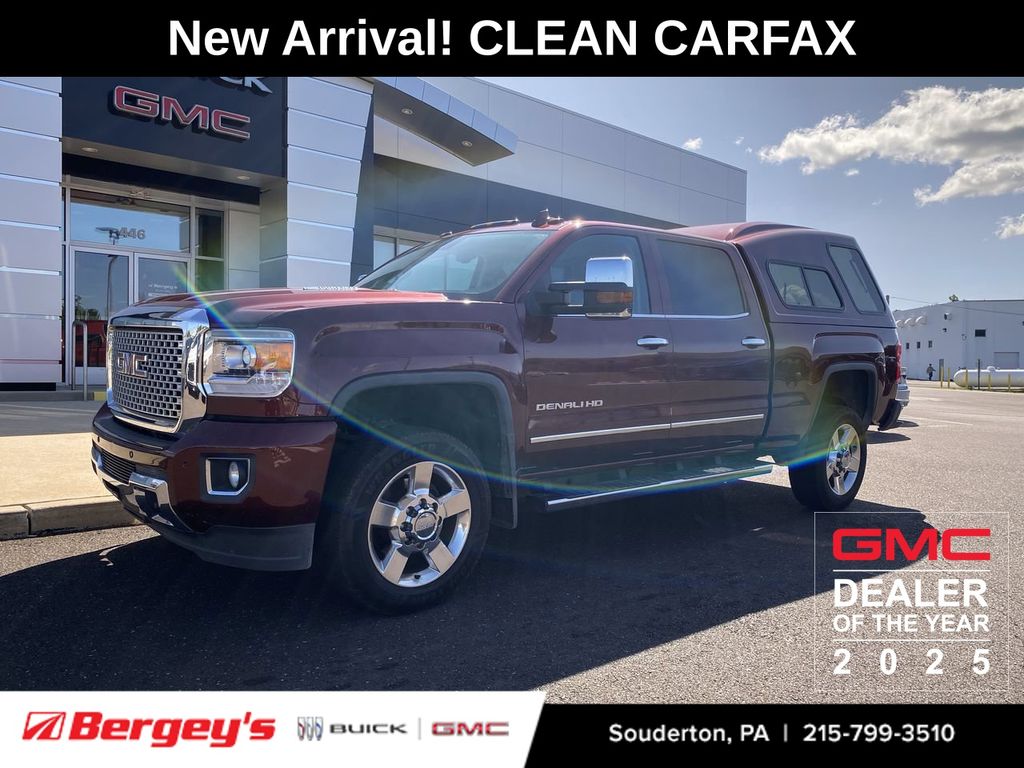 Deep Garnet Metallic 2016 GMC Sierra 2500HD Pickup Truck Four-Wheel Drive 6-Speed Automatic