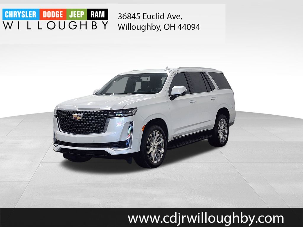Crystal White Tricoat 2021 Cadillac Escalade SUV / Crossover Four-Wheel Drive