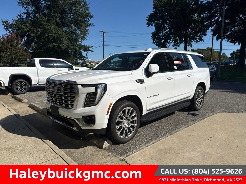 Summit White 2025 GMC Yukon XL SUV / Crossover Four-Wheel Drive