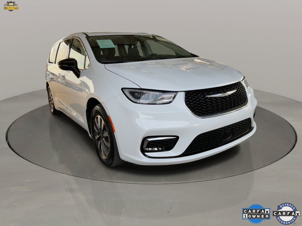 Bright White Clearcoat 2024 Chrysler Pacifica Hybrid Select FWD Minivan Front-Wheel Drive Continuously Variable Transmission