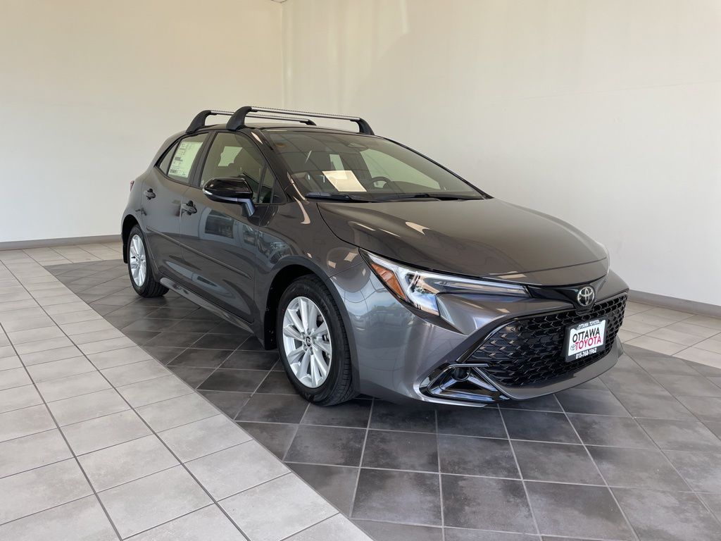 Midnight Black Metallic 2026 Toyota Corolla Hatchback SE FWD Hatchback Front-Wheel Drive Continuously Variable Transmission