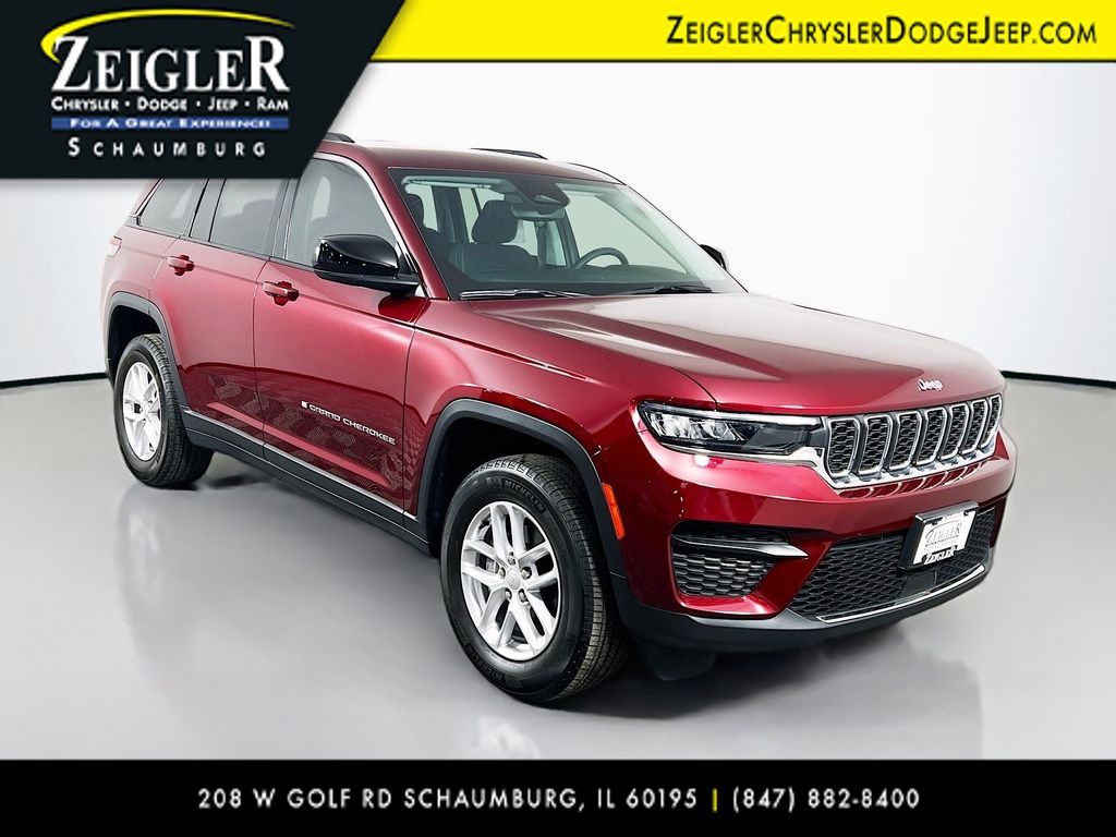 Velvet Red Pearlcoat 2024 Jeep Grand Cherokee SUV / Crossover Four-Wheel Drive 8-Speed Automatic